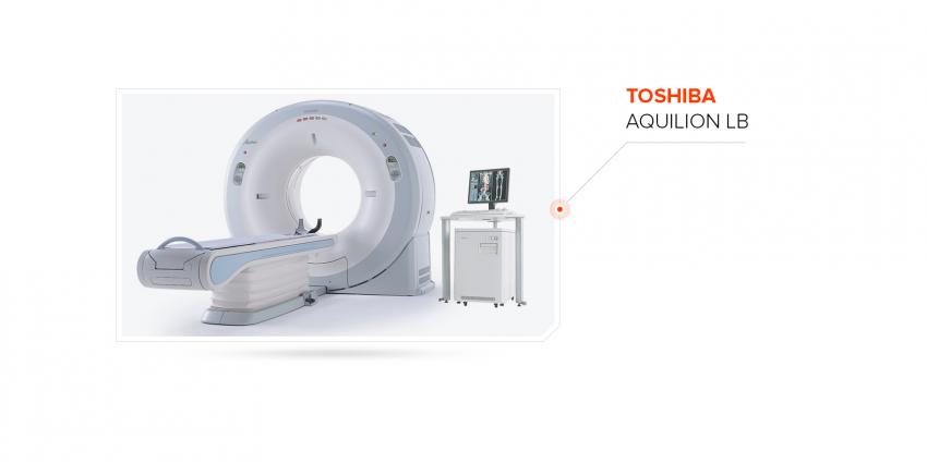 КТ сканер: Toshiba Aquilion LB